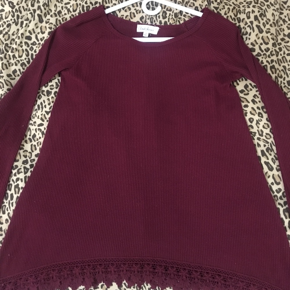 Cloud Chaser Scoop Neck Sweater